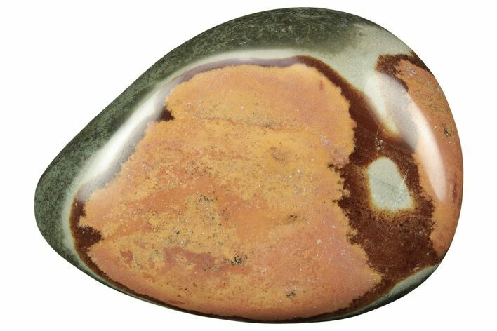 Polished Polychrome Jasper Palm Stone - Madagascar #217848